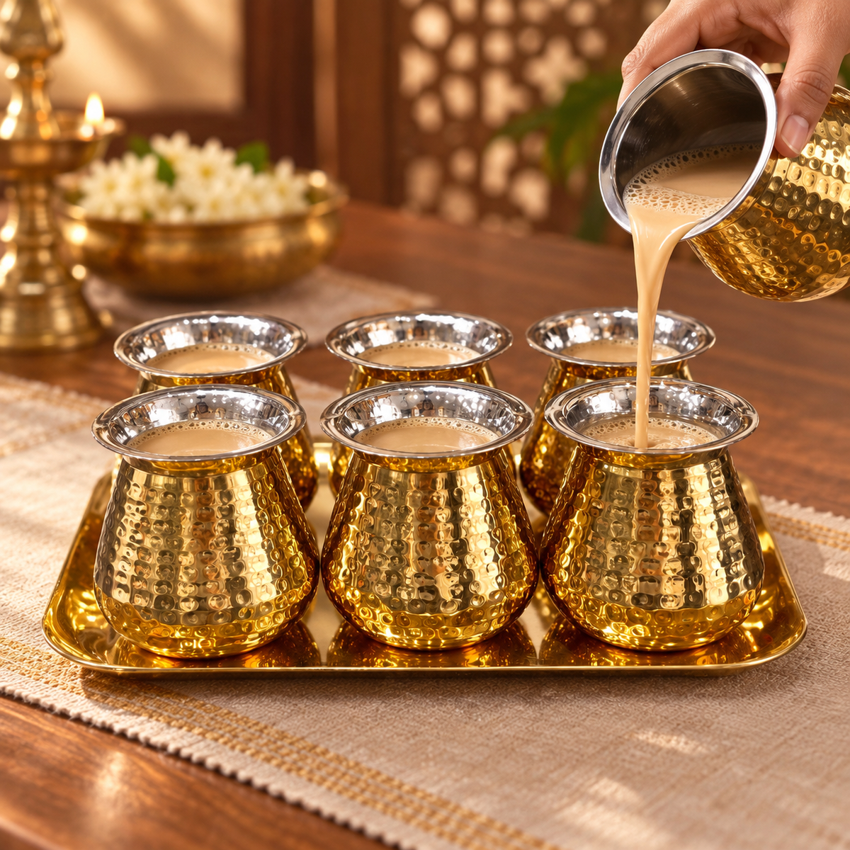 Royal Lota Glass Set serving use
