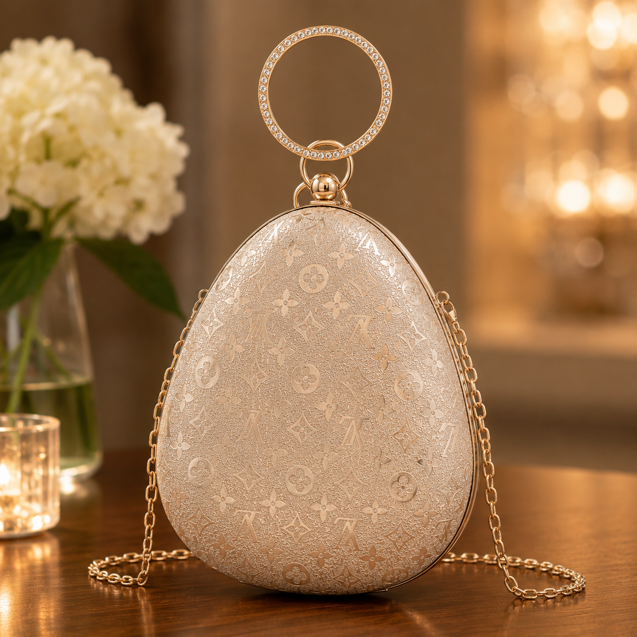 Glitter Glow Party Clutch