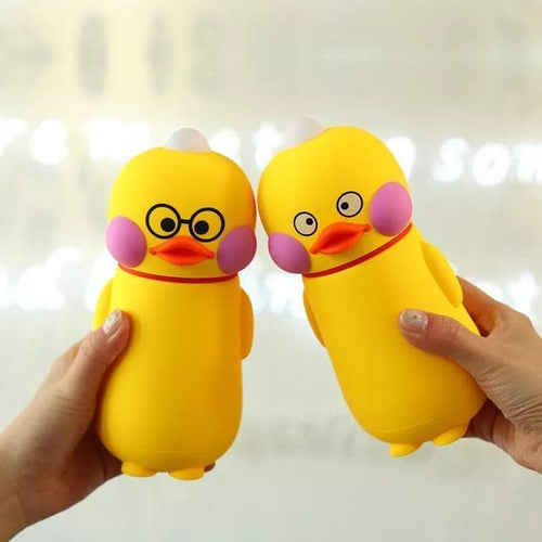 Cute Duck Silicone Bottle