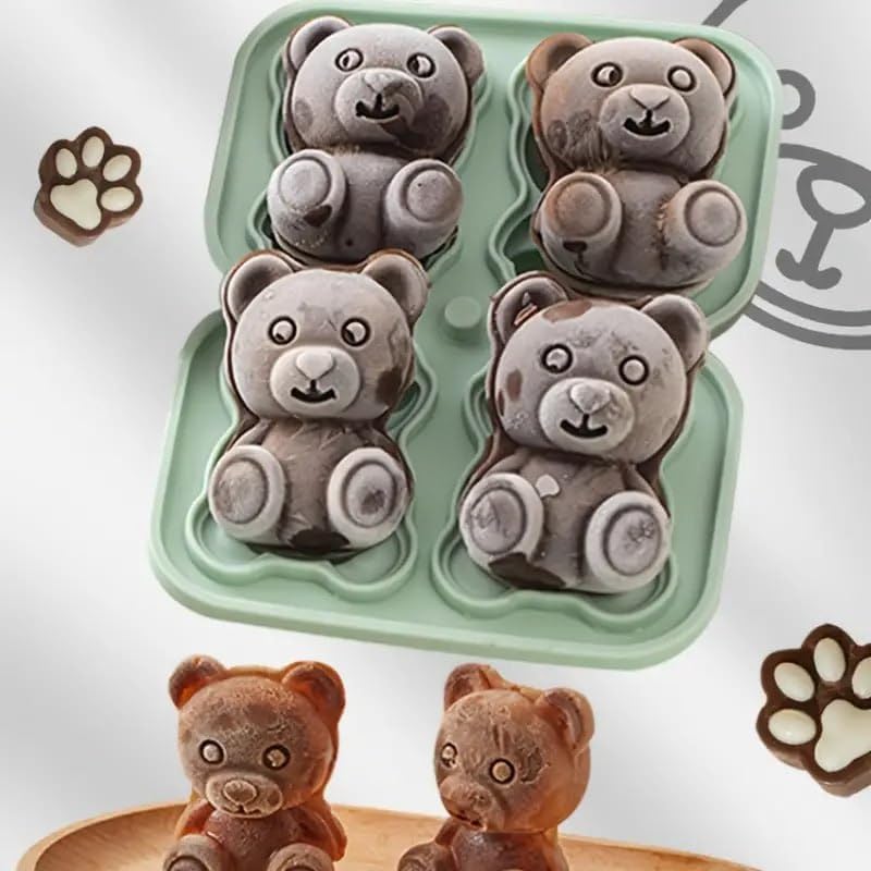 3D Bear Ice Mold
