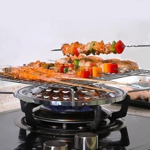 Portable Stainless Steel Grill Set