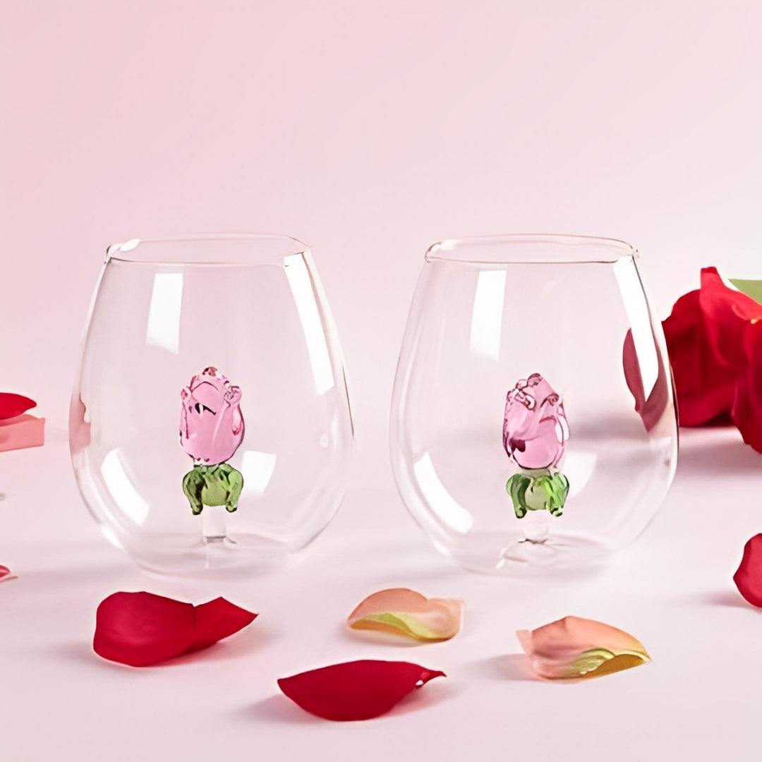 Crystal Rose Glass