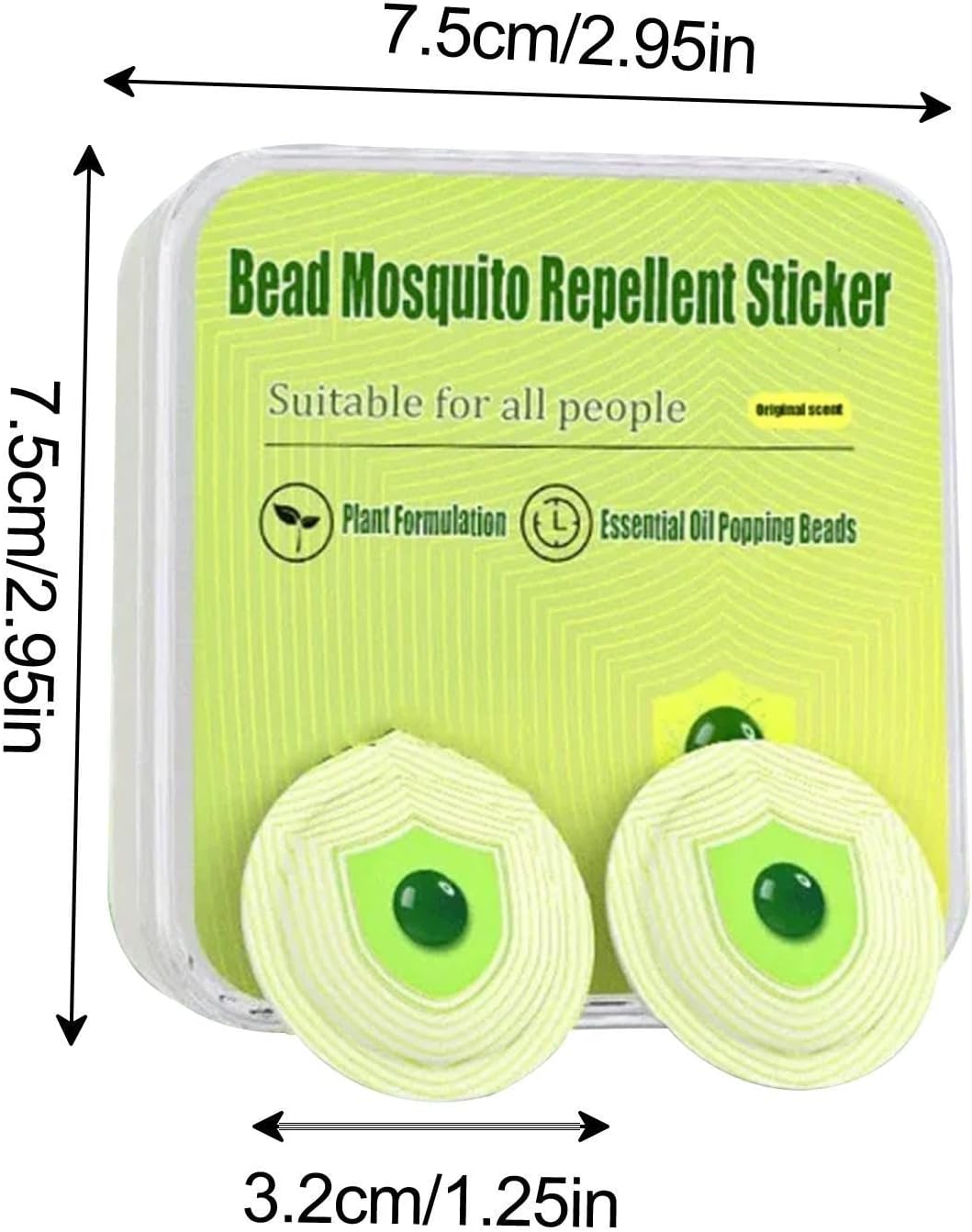Mosquito Repellent Stickers(Pack of 6)