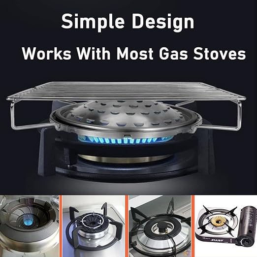 Portable Stainless Steel Grill Set