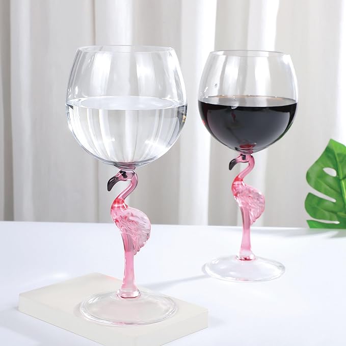 Flamingo Drink Glass