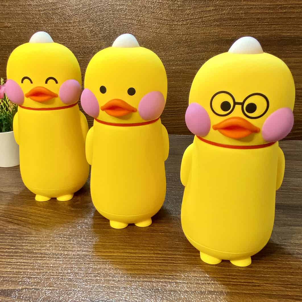 Cute Duck Silicone Bottle
