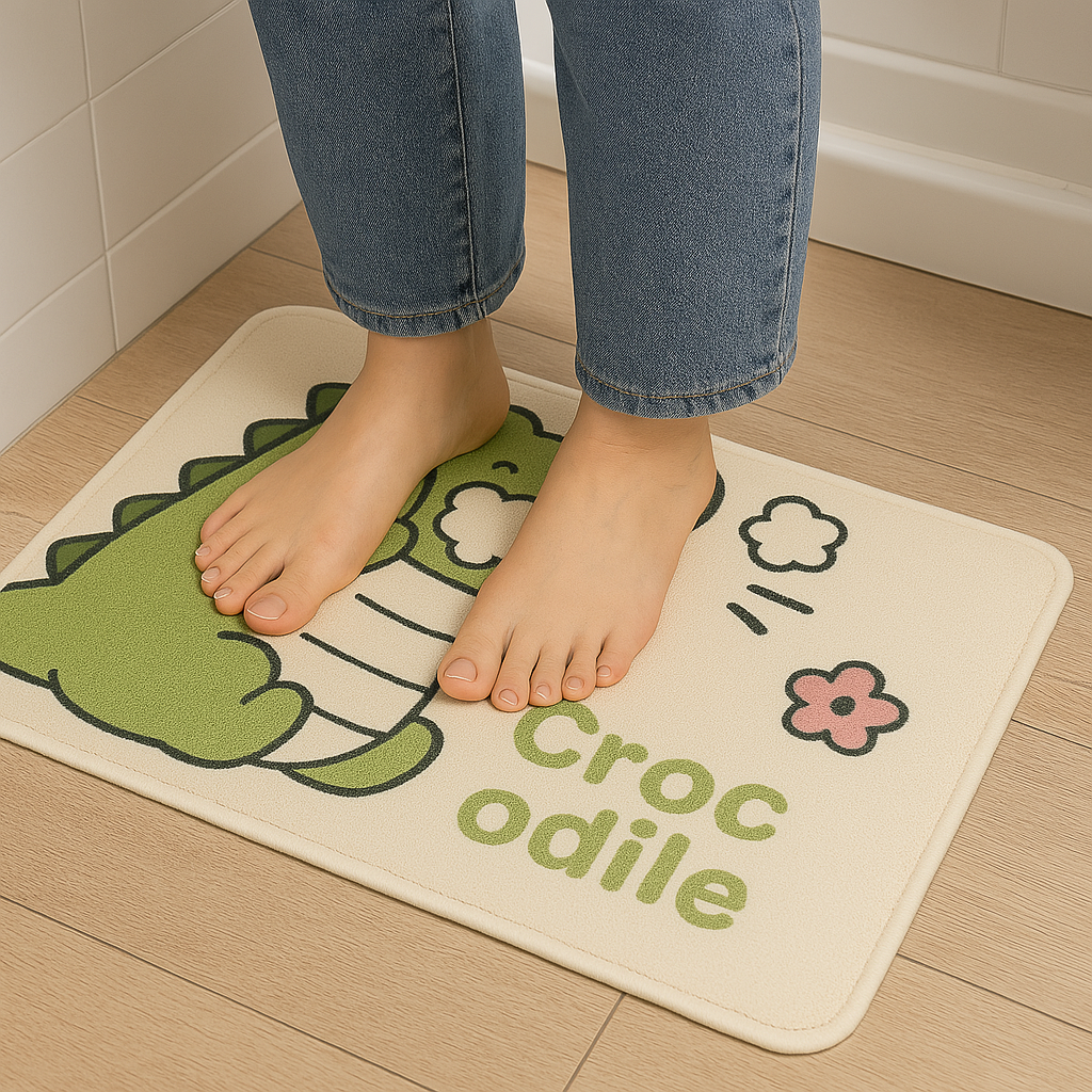 Crocodile Bathroom Mat (40 cm x 60cm)