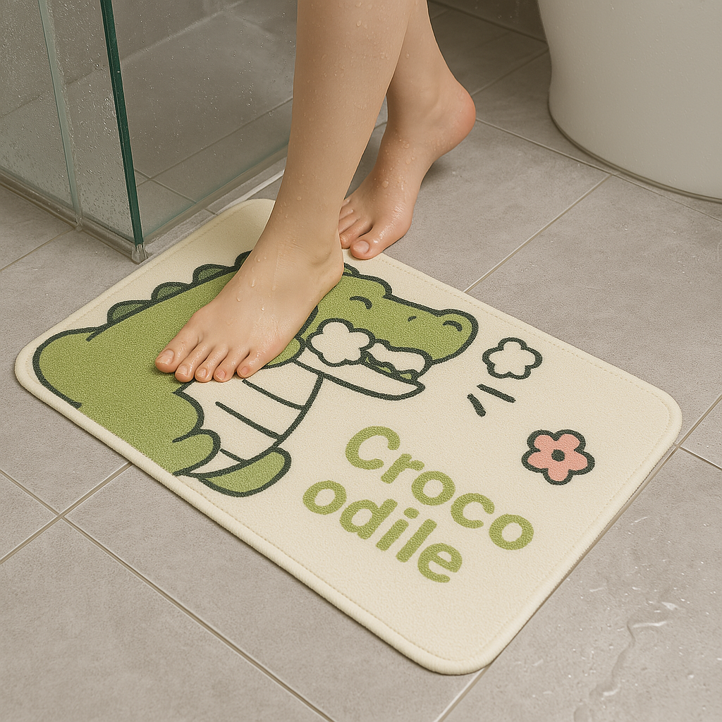 Crocodile Bathroom Mat (40 cm x 60cm)