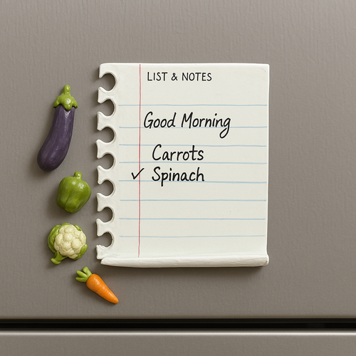 Clay Magnetic Notepad