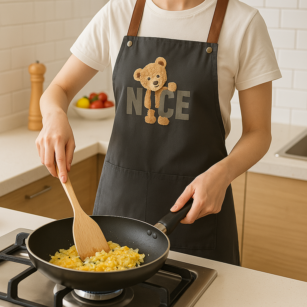 Bear Design Waterproof Apron