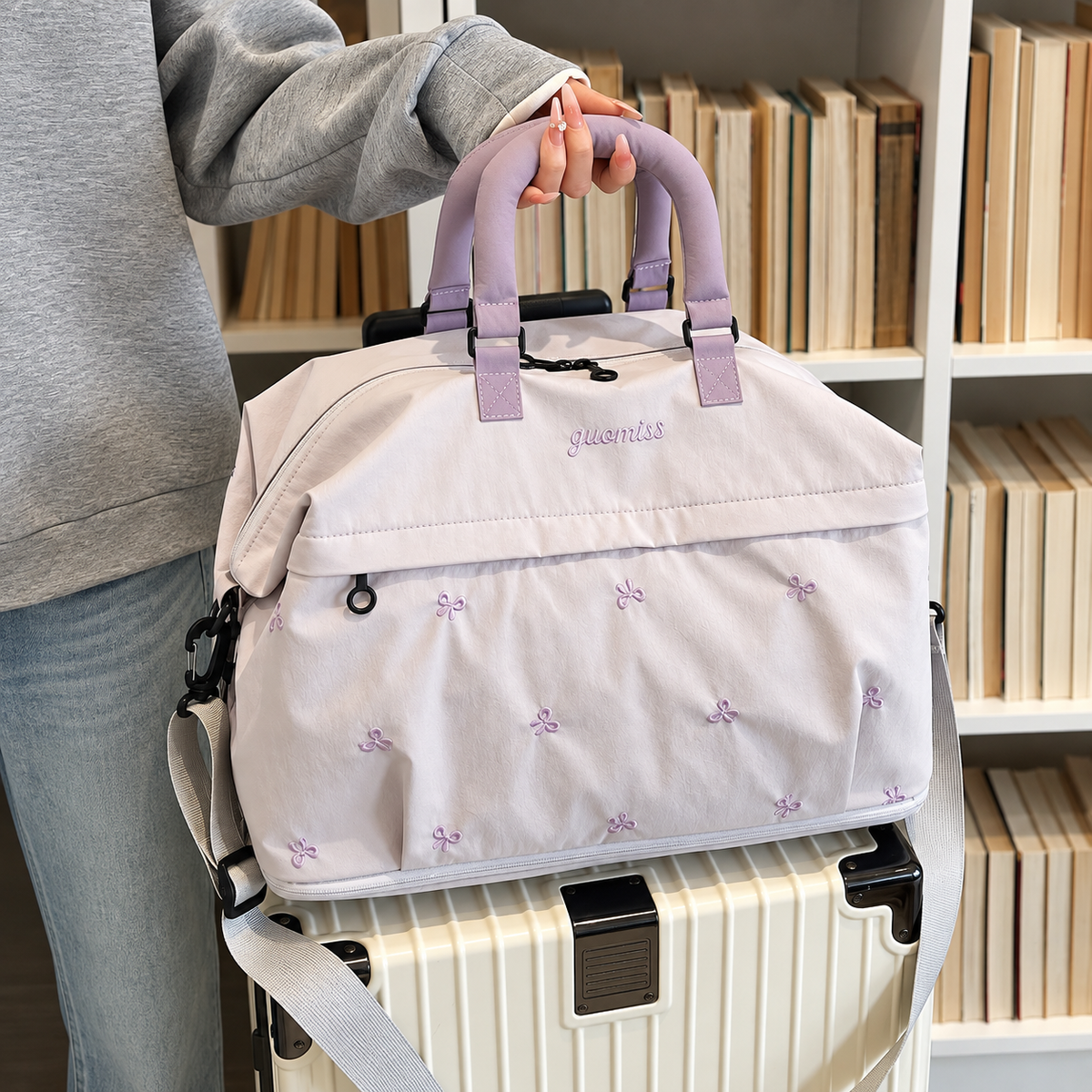 Cute Bow Travel Duffel Bag