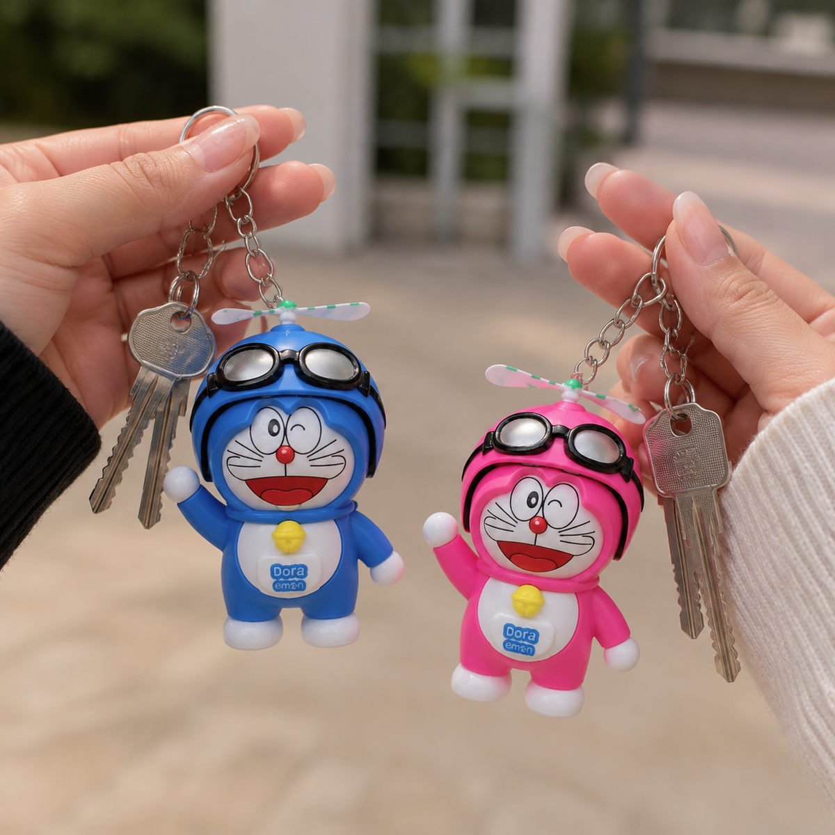 Doraemon Spin Buddy Keyrings