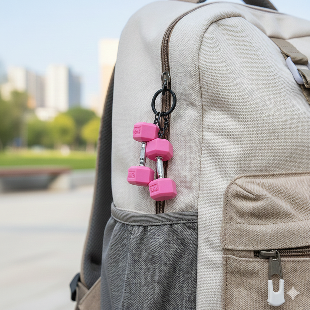 Mini Fitness Keychain Set
