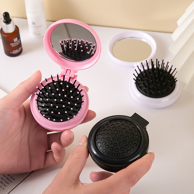 Mini Hair Comb with Mirror