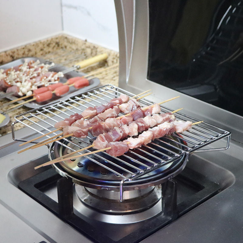Portable Stainless Steel Grill Set