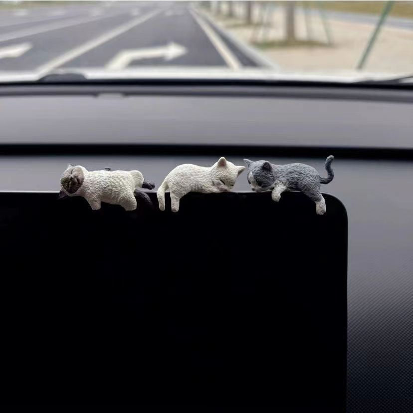 Cat Car Ornaments