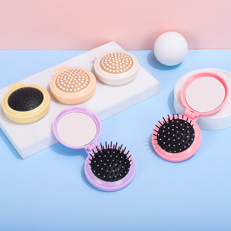 Mini Hair Comb with Mirror