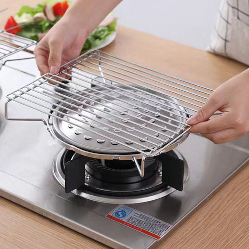 Portable Stainless Steel Grill Set