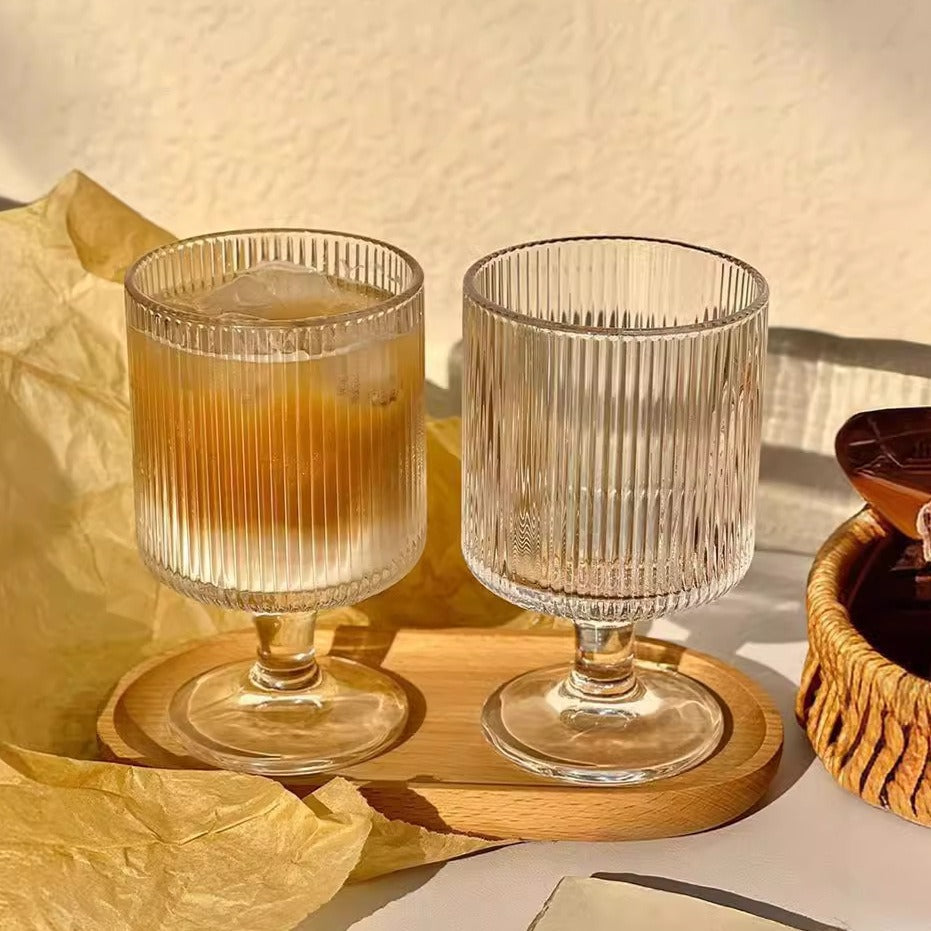 Rippled Elegance Glass