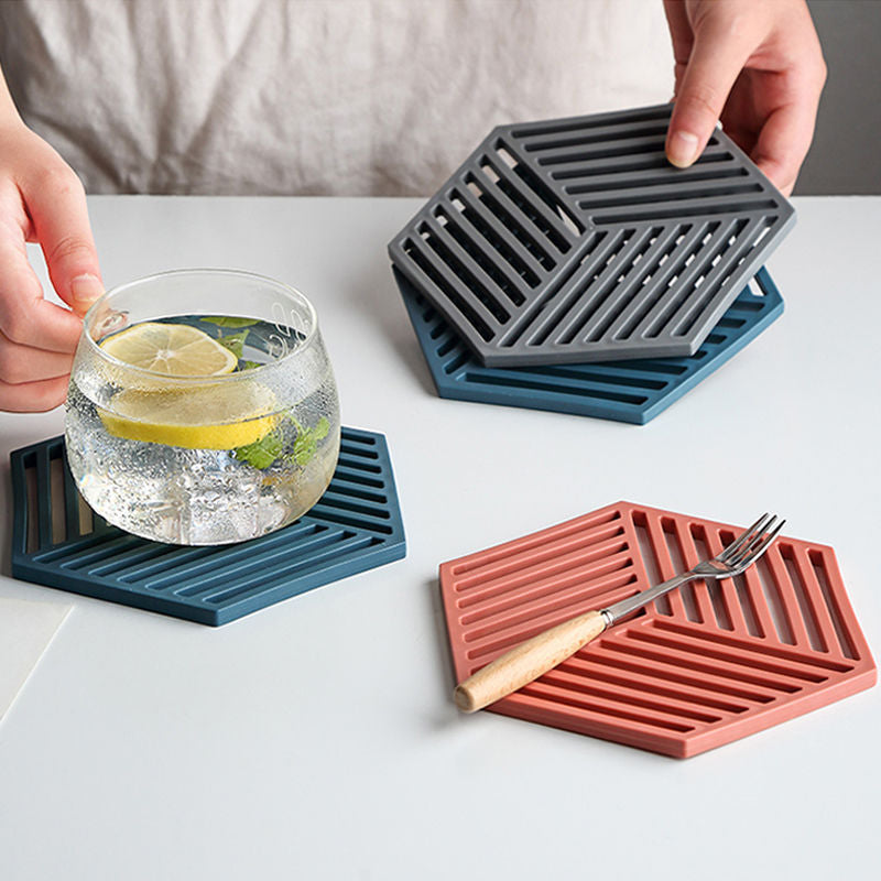 Silicone Trivet Mats ( Pack of 5 )
