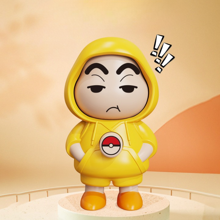 Shin-chan Keychain & Phone Buddy Holder( 2 Pcs Keychain+ 1 pc Phone holder )