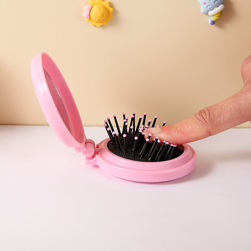 Mini Hair Comb with Mirror