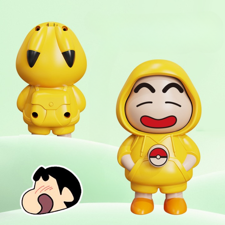 Shin-chan Keychain & Phone Buddy Holder( 2 Pcs Keychain+ 1 pc Phone holder )