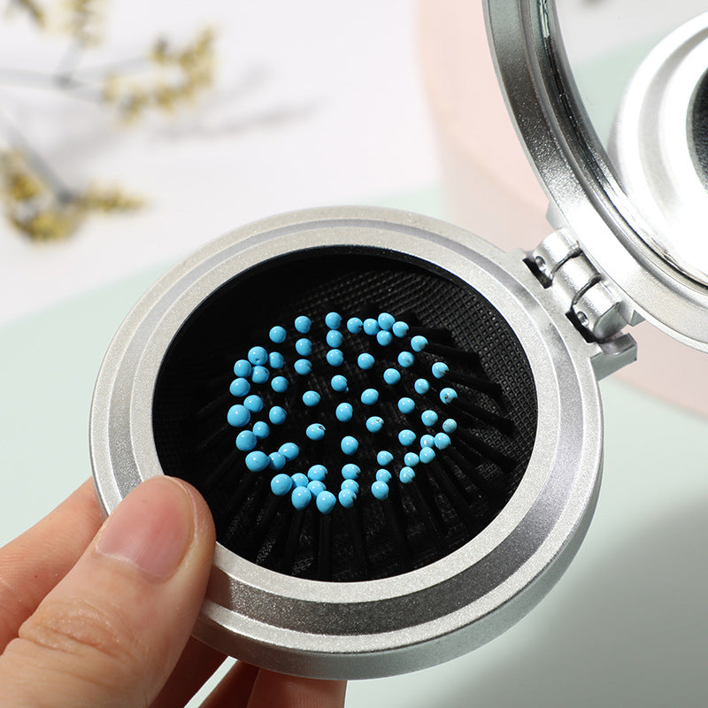 Mini Hair Comb with Mirror