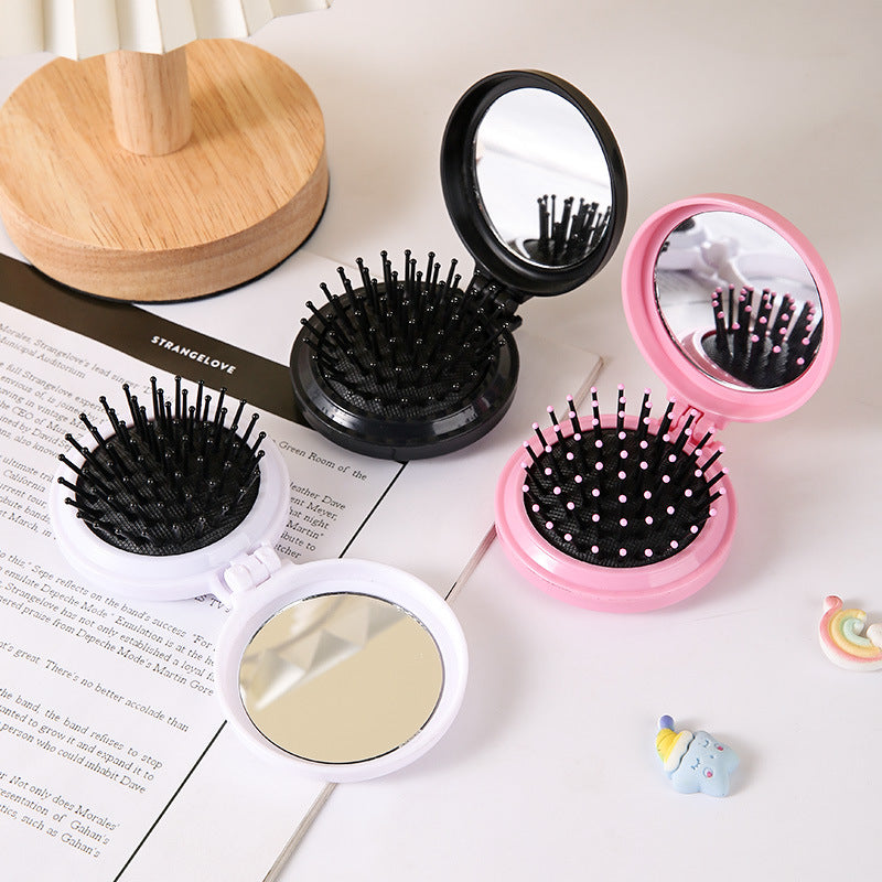 Mini Hair Comb with Mirror