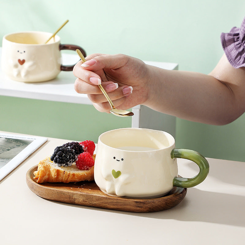 Heart Bear Ceramic Cup