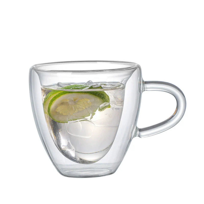 Heart Shaped Double Layer Cup