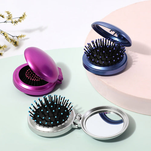 Mini Hair Comb with Mirror