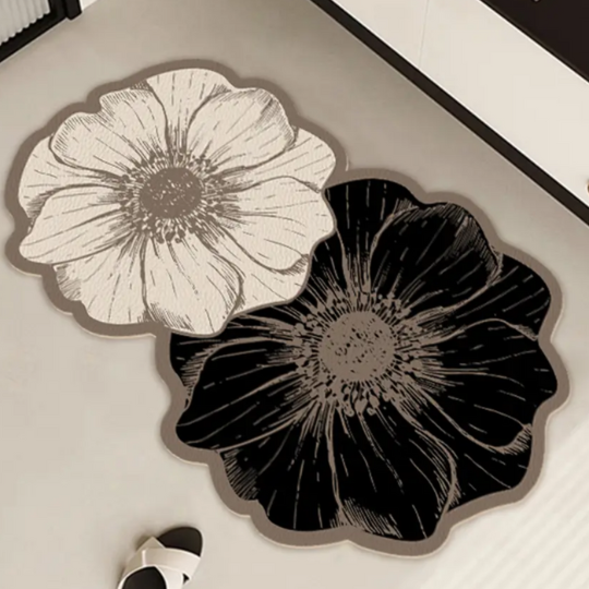 Floral Absorbent Mat