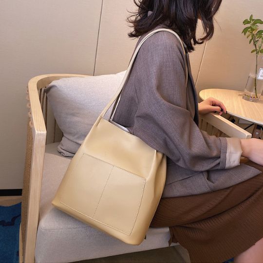 Leather Bucket Purse