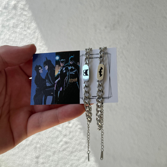 Batman & Cat woman Couple Bracelets
