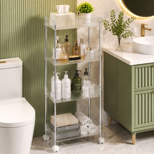 Acrylic Storage Cart