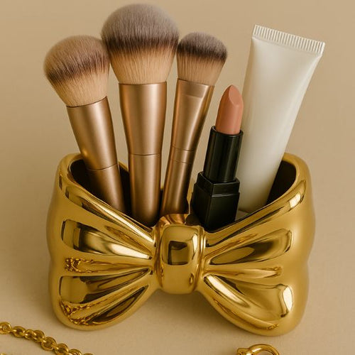 Bow Makeup Brush Holder