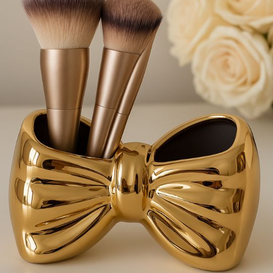 Bow Makeup Brush Holder