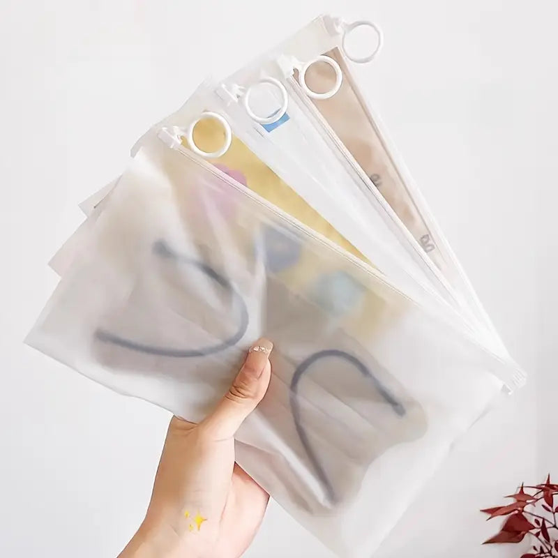 Transparent Storage Pouches