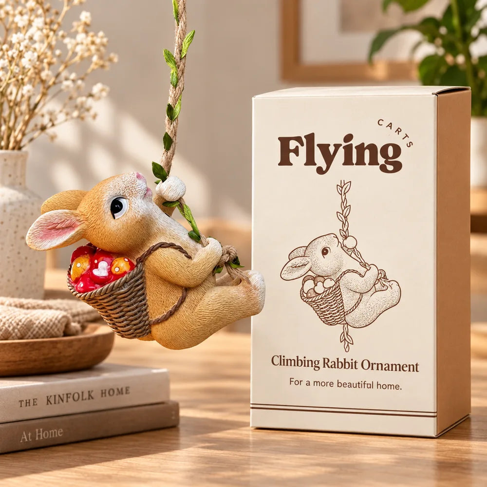 Climbing Rabbit Ornament — view 6