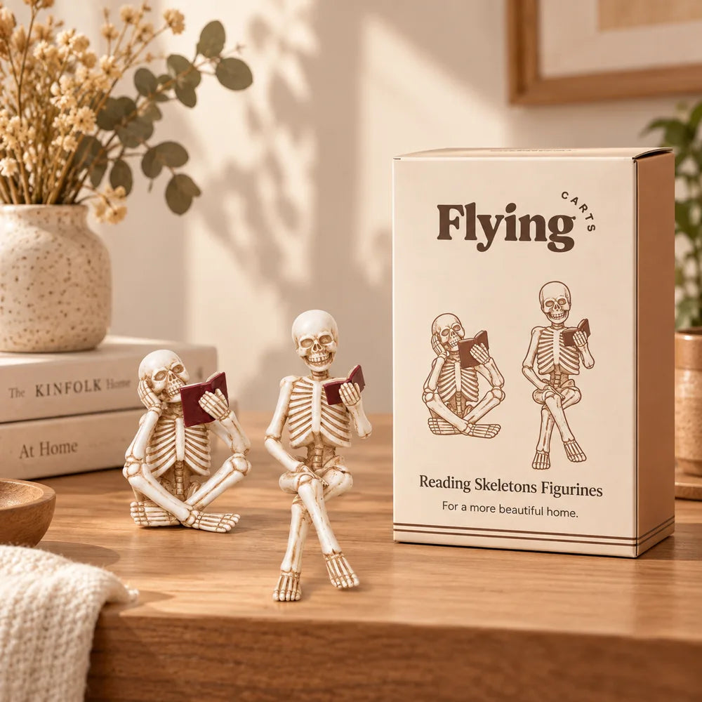 Reading Skeletons Figurines — view 6
