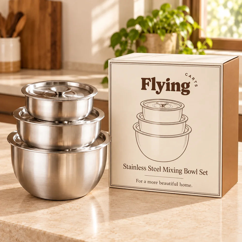 Stainless Steel Mixing Bowl Set — view 6