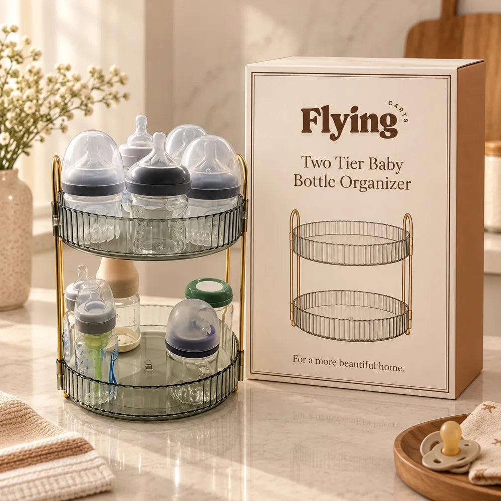Two-Tier Bottle Organiser (Clear) — view 6