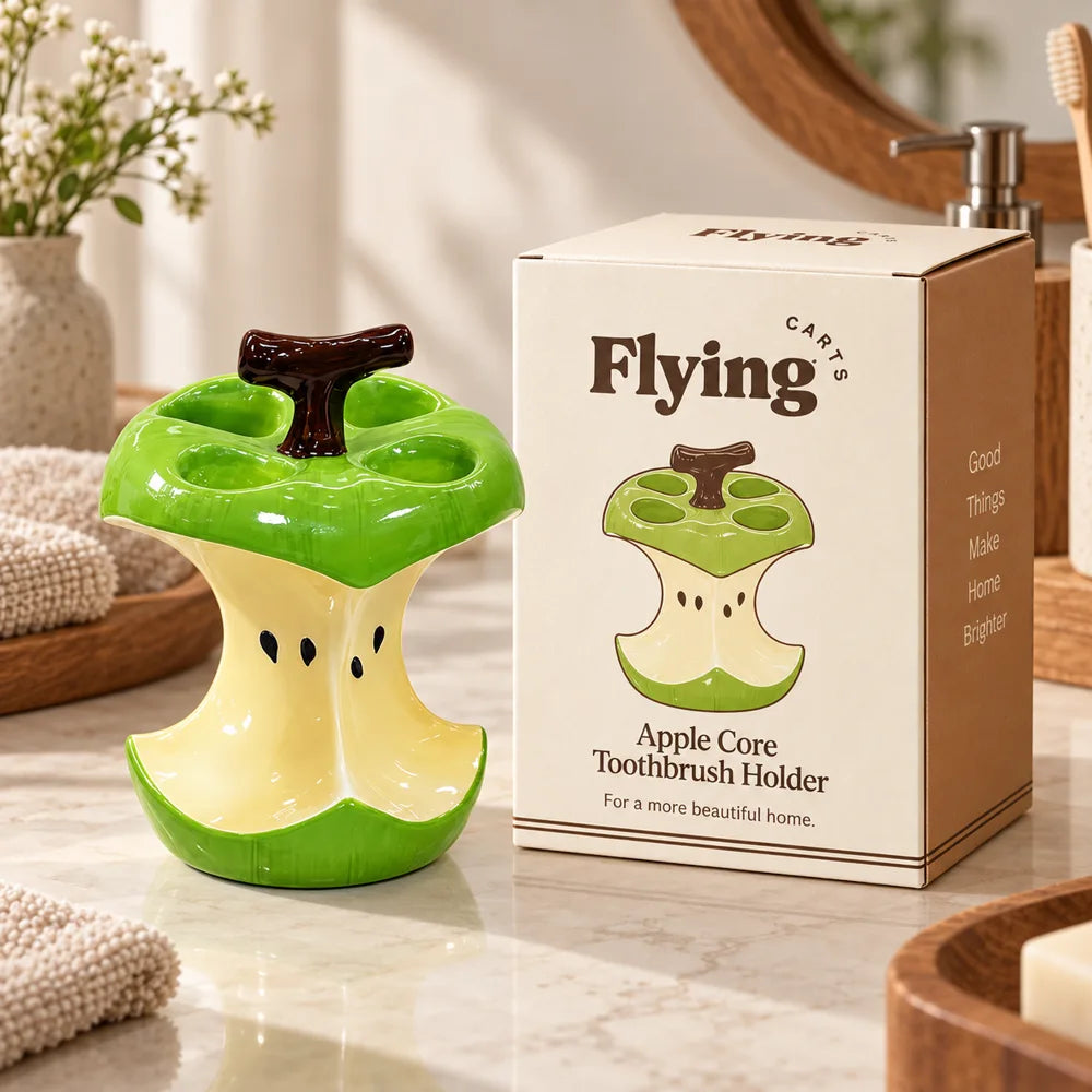 Apple Core Toothbrush Holder Manual Brushes (4 Slots) — view 6