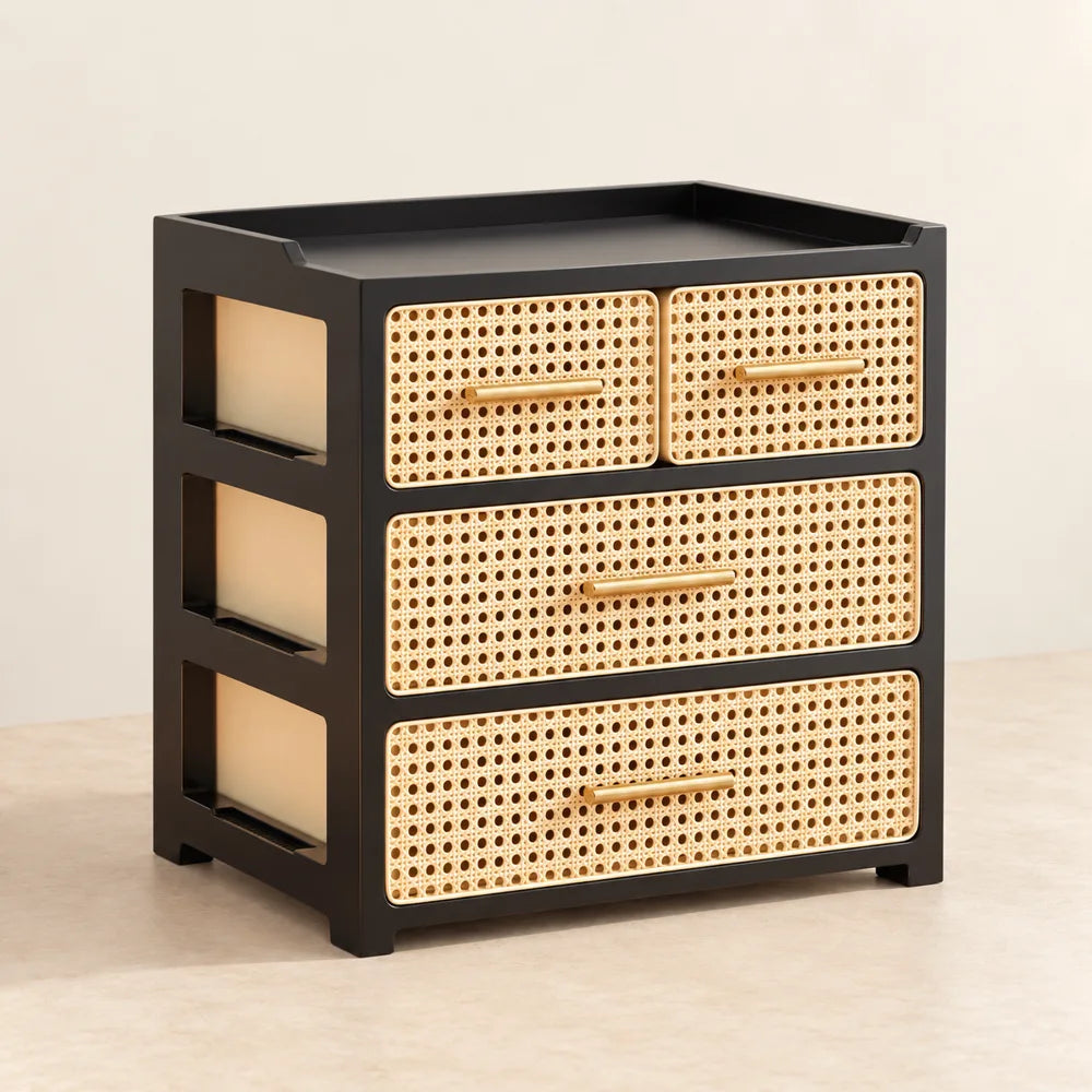 Woven Drawer Organiser Three-Tier Mixed Drawers — view 6