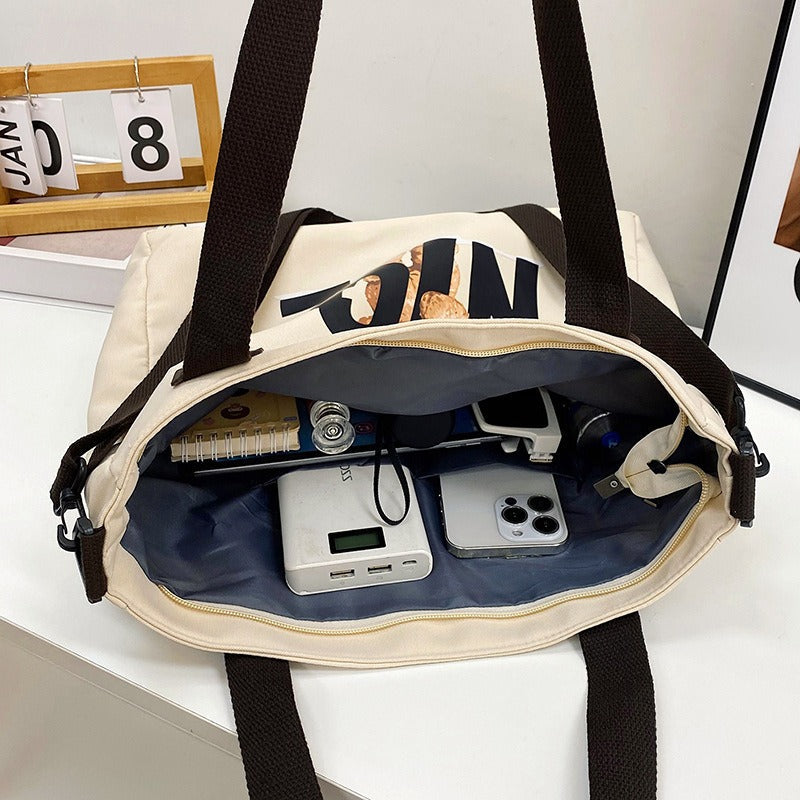 Bear Print Shoulder Bag