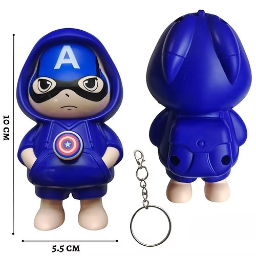 Captain Face Keychain