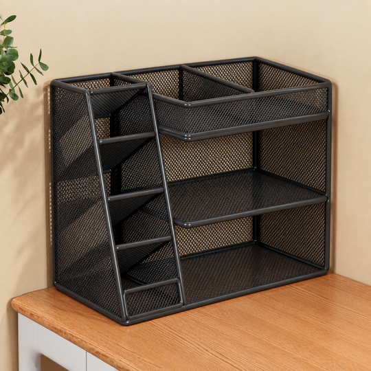 Multi Compartment Desk Organizer β empty compartment layout