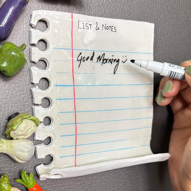 Clay Magnetic Notepad