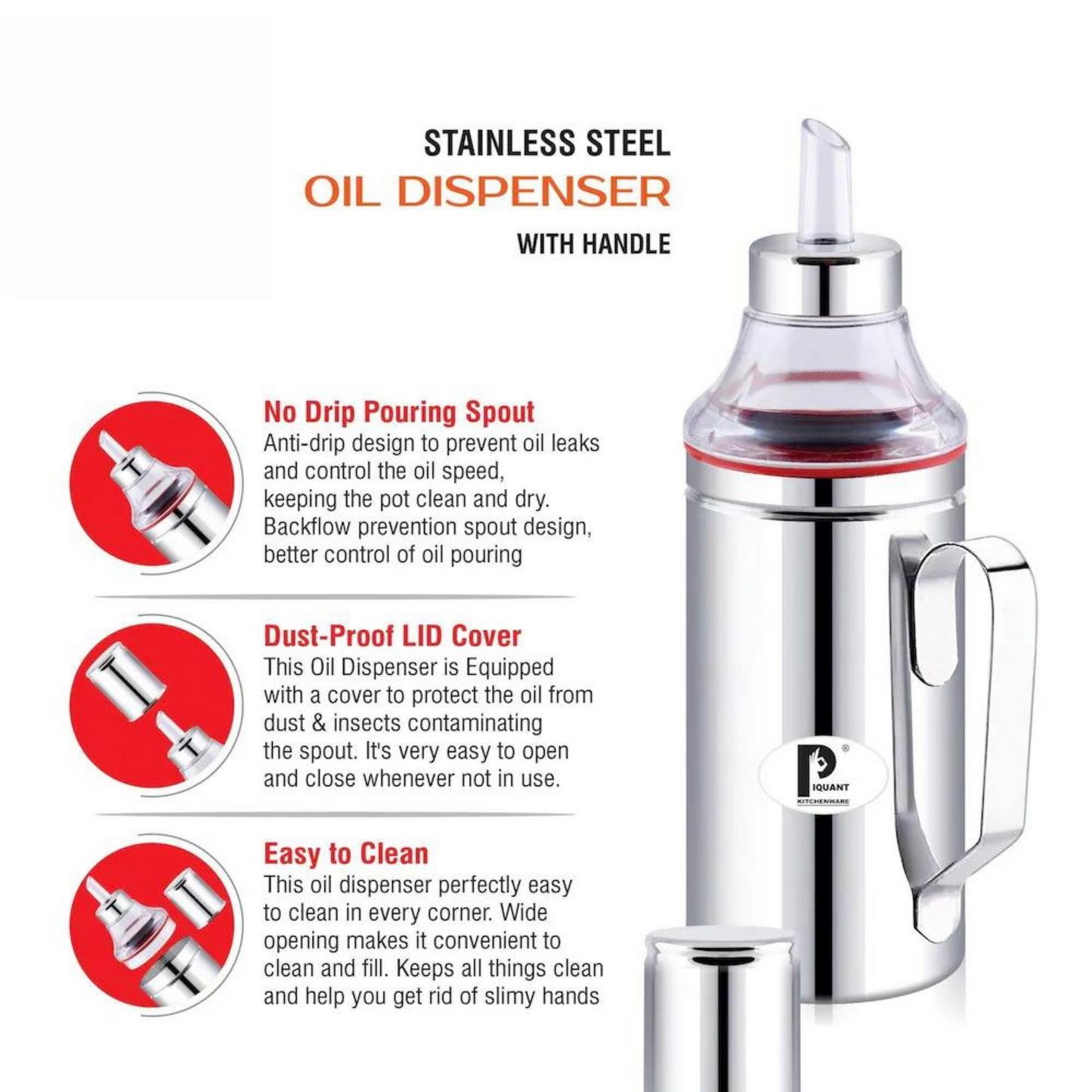 Stainless Steel Oil Dispenser